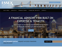 Tablet Screenshot of essexcapitalgroup.com
